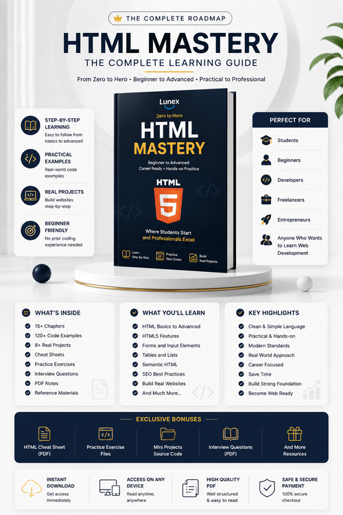 HTML MYSTRY - HTML FULL COURSE FOR BEGINNERS